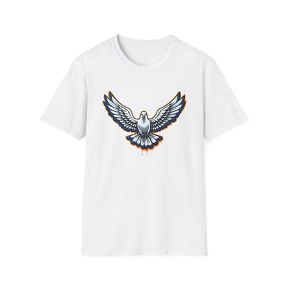 Holy Spirit Dove Graffiti Soft Style Tee