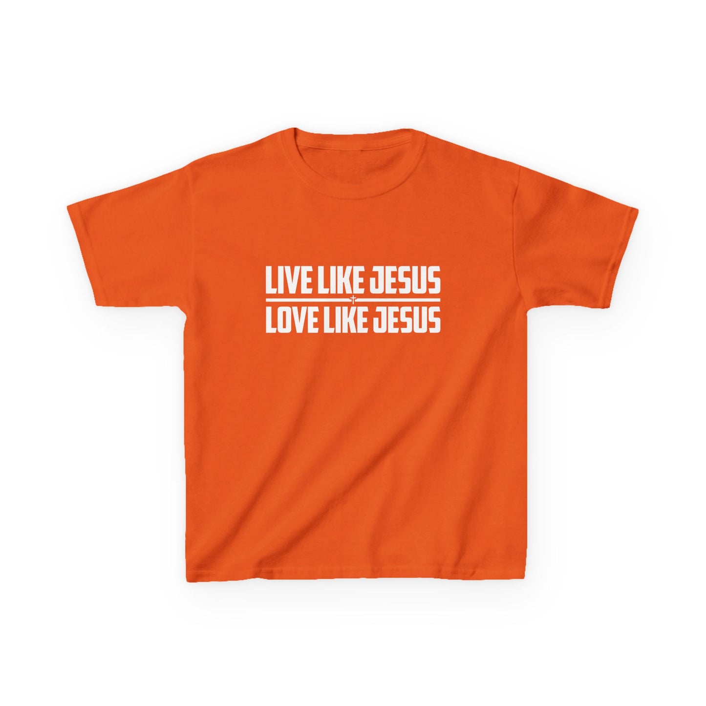 Live Like Jesus Love Like Jesus Kids Heavy Cotton™ Tee