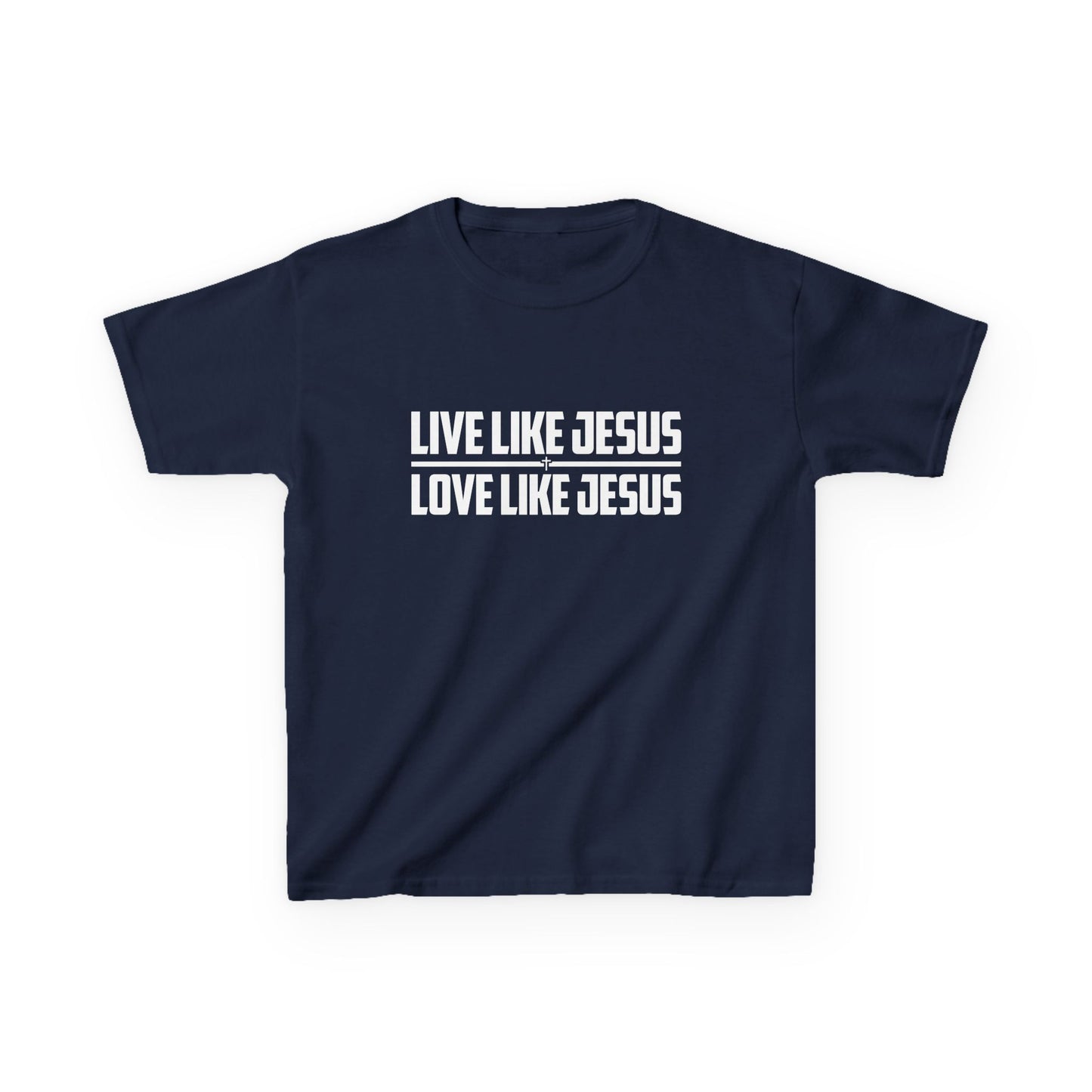 Live Like Jesus Love Like Jesus Kids Heavy Cotton™ Tee