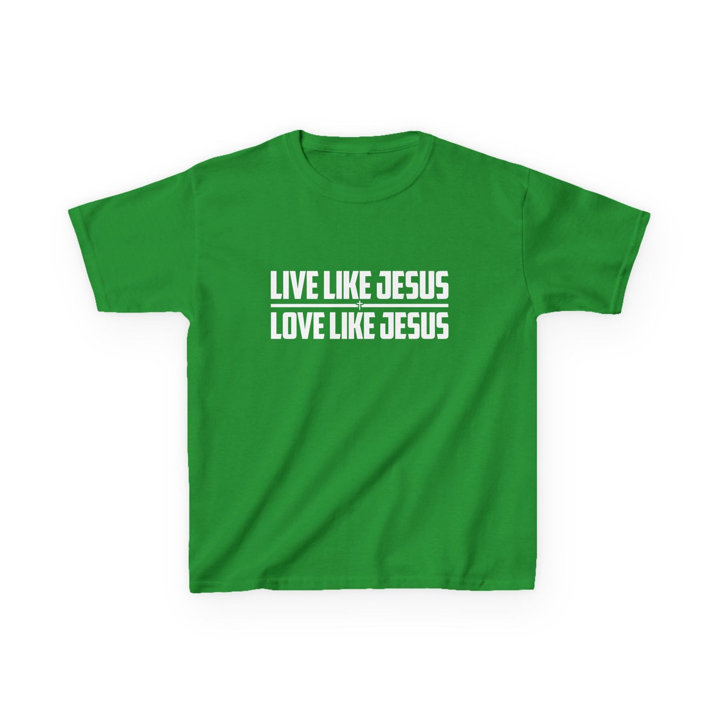 Live Like Jesus Love Like Jesus Kids Heavy Cotton™ Tee