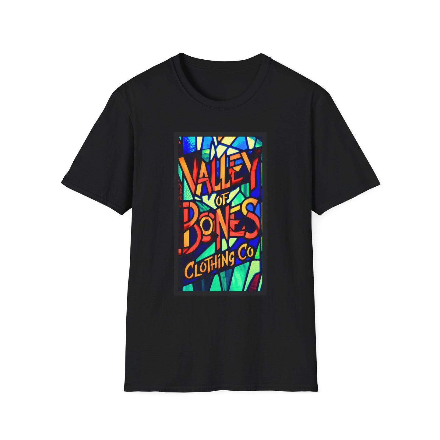 Valley of Bones Stained Glass Logo Soft Style Tee