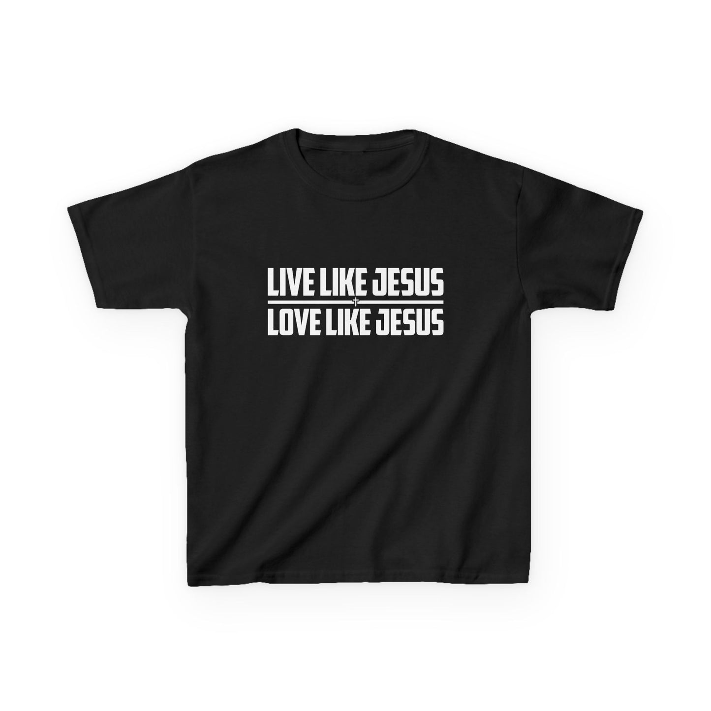Live Like Jesus Love Like Jesus Kids Heavy Cotton™ Tee