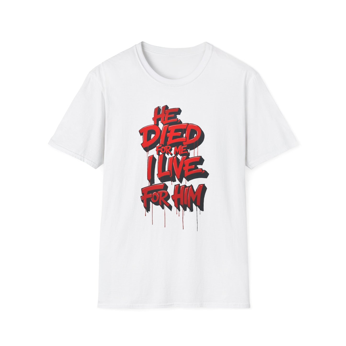 Live For Him Graffiti Soft Style Tee