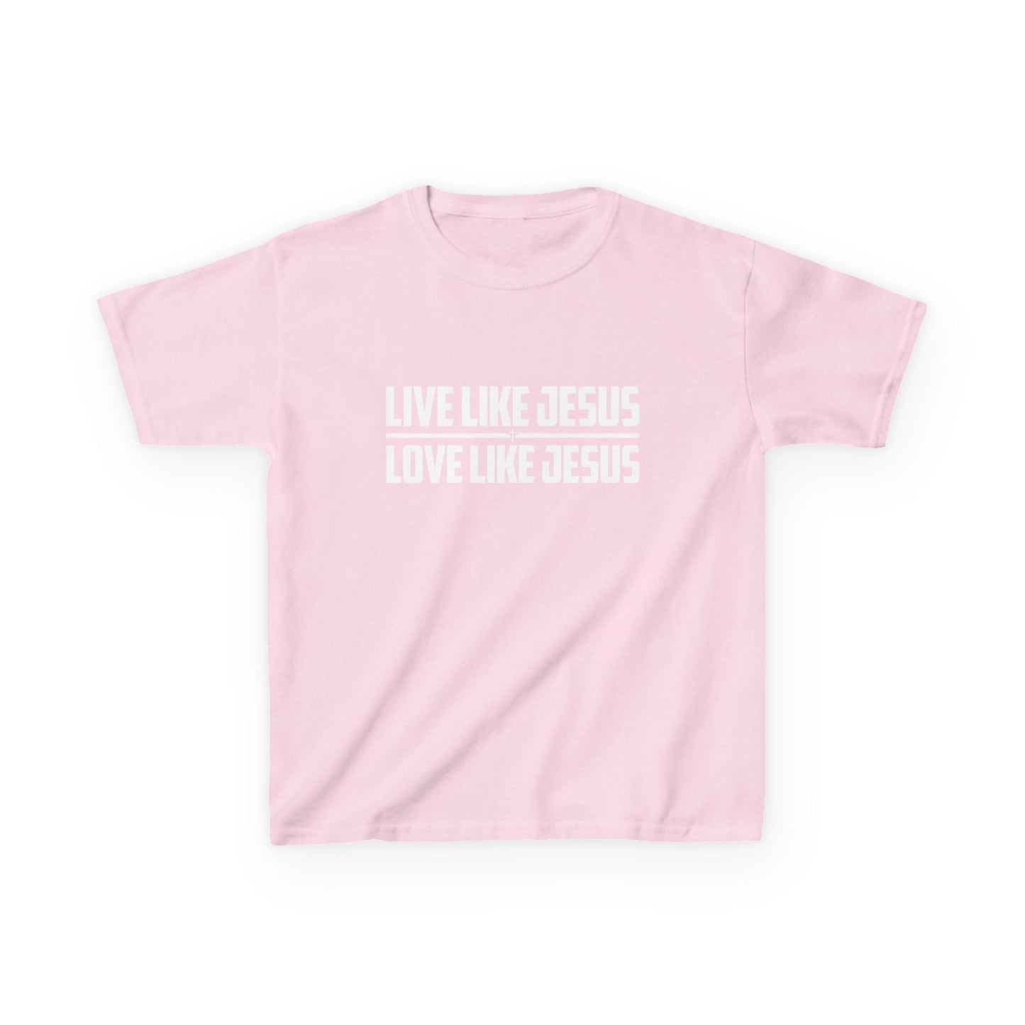 Live Like Jesus Love Like Jesus Kids Heavy Cotton™ Tee