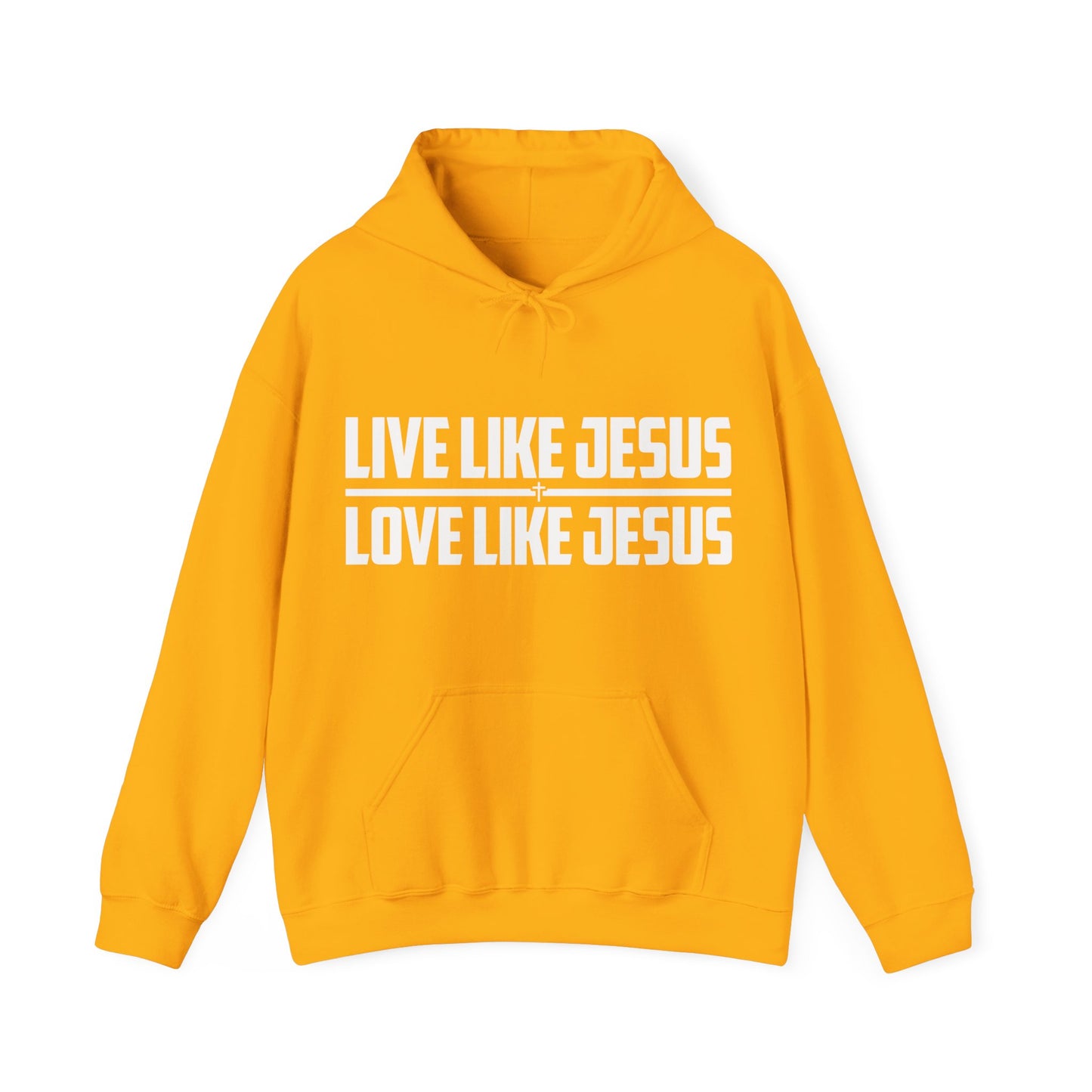Live Like Jesus Love Like Jesus Heavy Blend™ Hoodie Sweatshirt