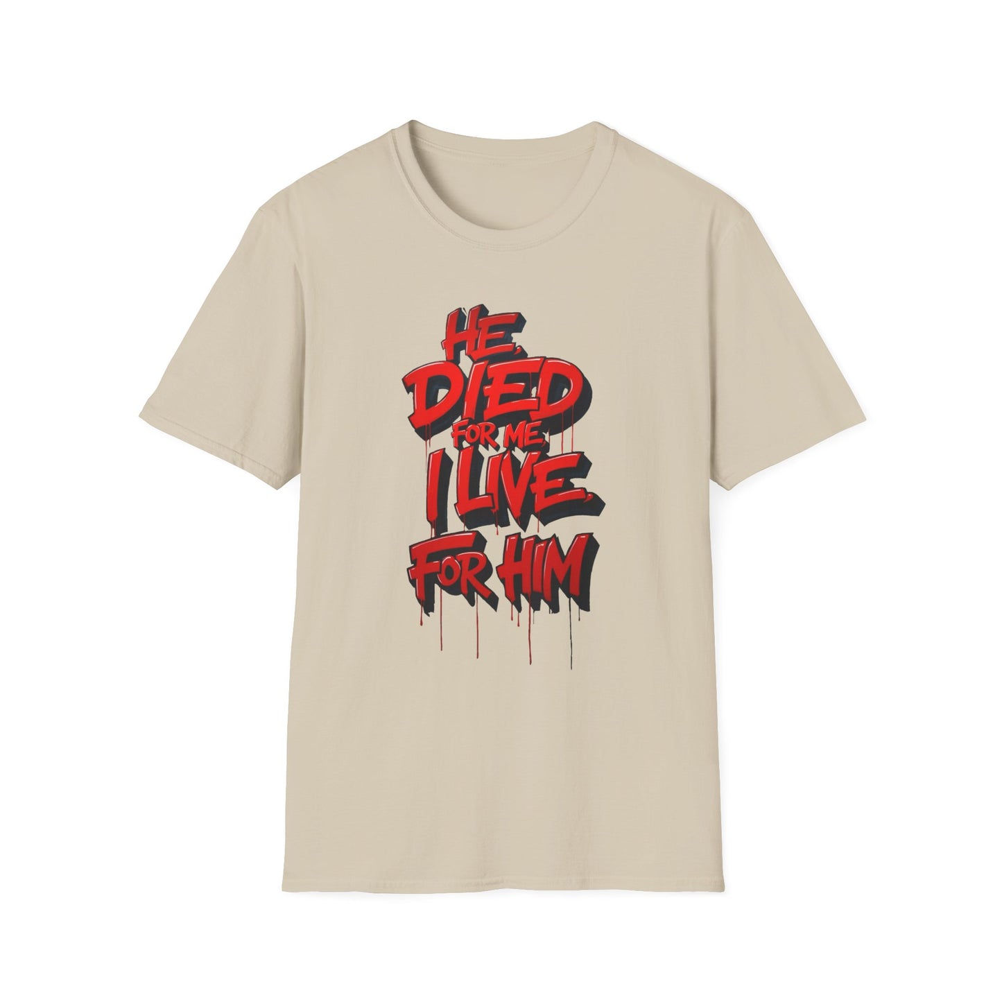 Live For Him Graffiti Soft Style Tee