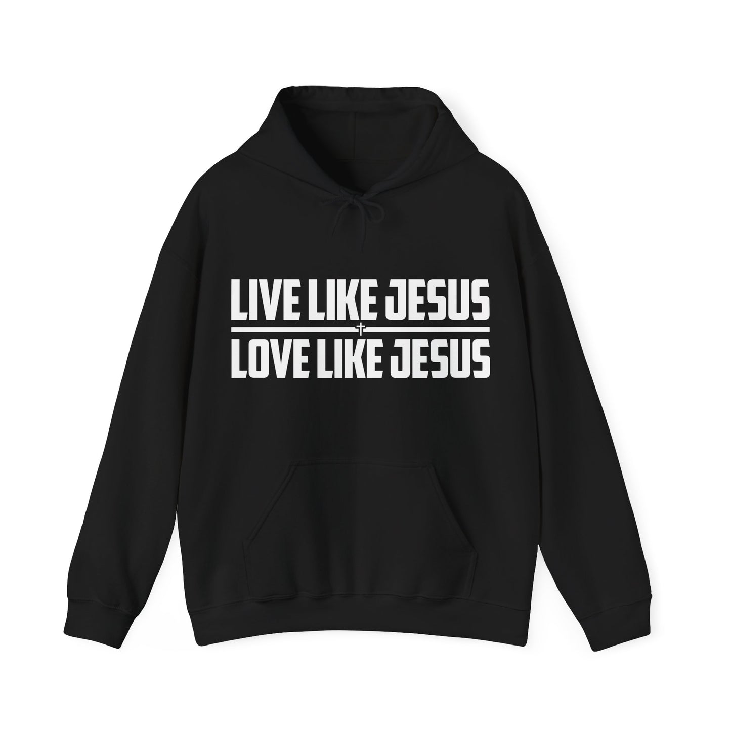 Live Like Jesus Love Like Jesus Heavy Blend™ Hoodie Sweatshirt