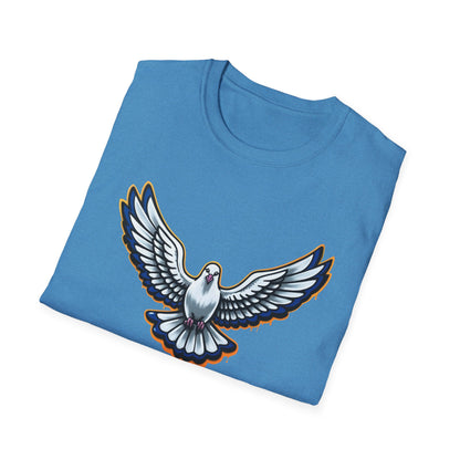 Holy Spirit Dove Graffiti Soft Style Tee