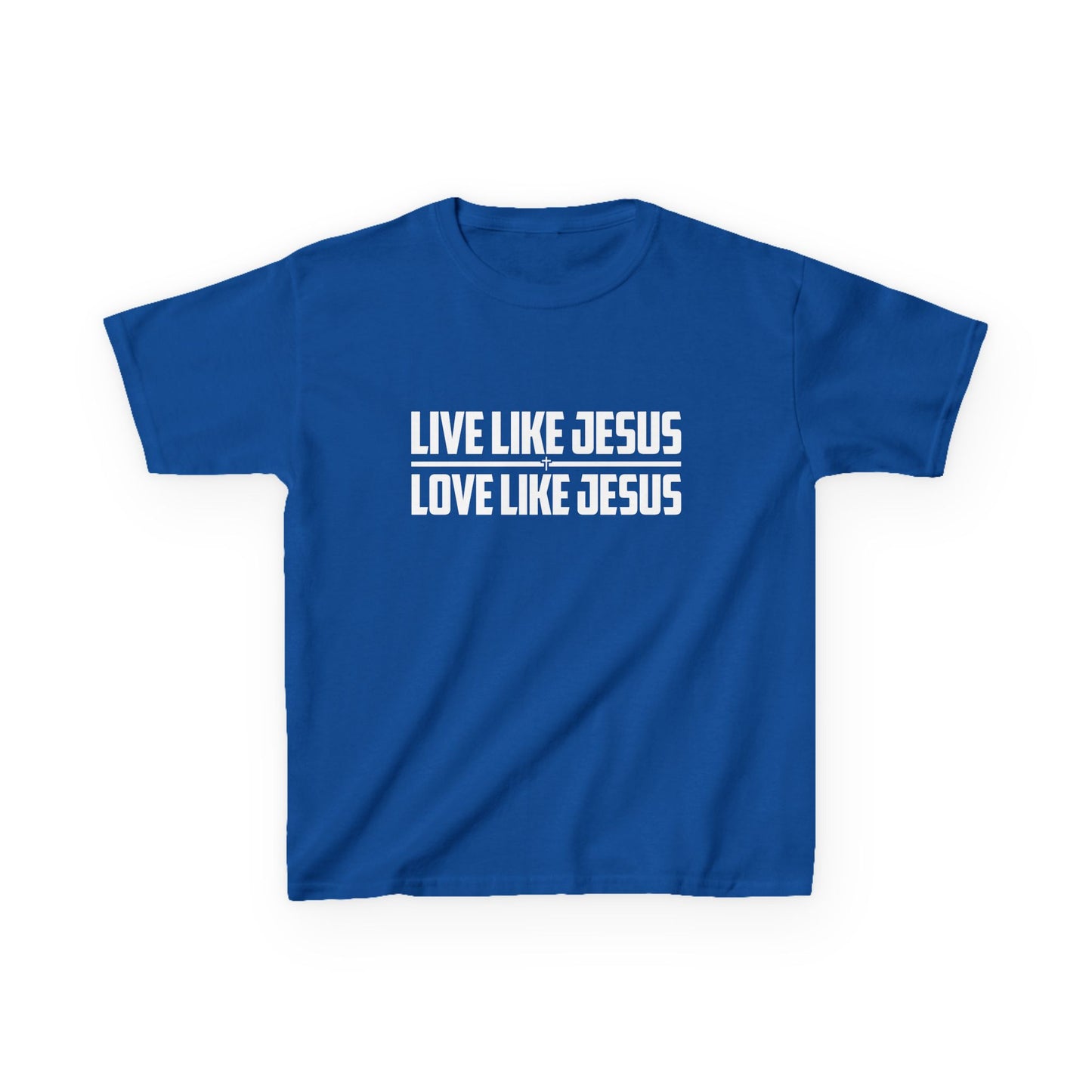 Live Like Jesus Love Like Jesus Kids Heavy Cotton™ Tee
