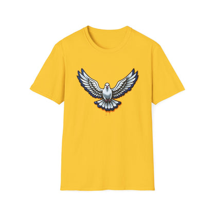 Holy Spirit Dove Graffiti Soft Style Tee