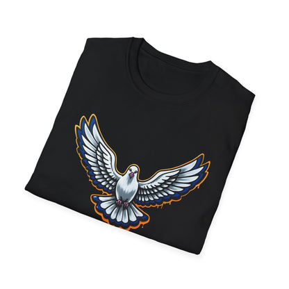 Holy Spirit Dove Graffiti Soft Style Tee