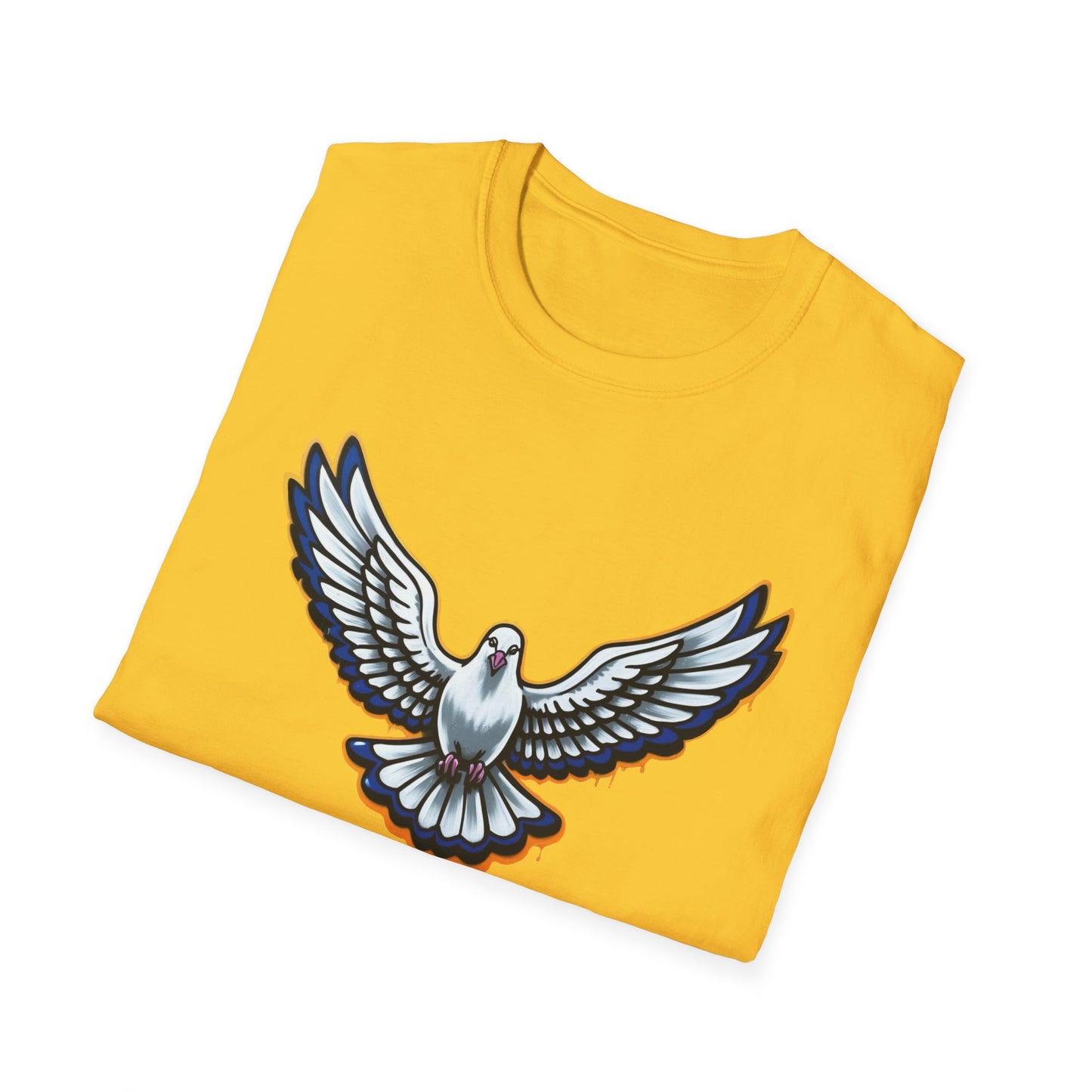 Holy Spirit Dove Graffiti Soft Style Tee