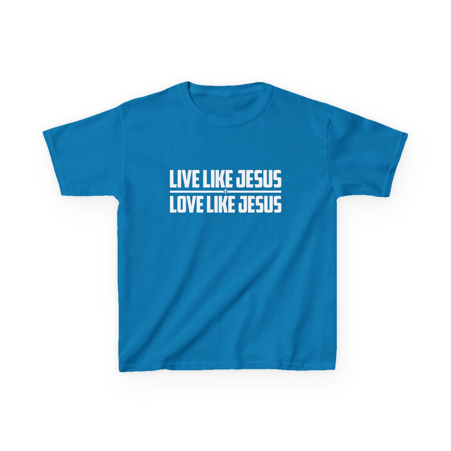 Live Like Jesus Love Like Jesus Kids Heavy Cotton™ Tee