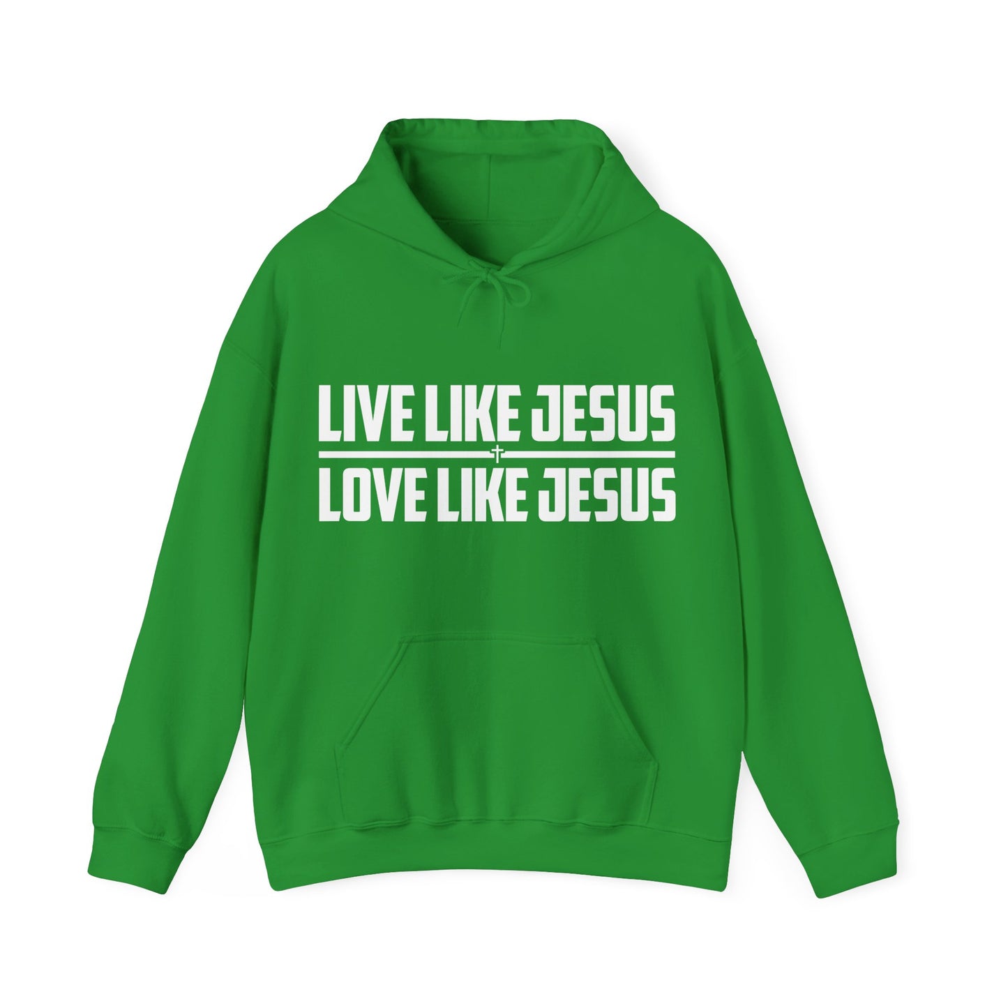 Live Like Jesus Love Like Jesus Heavy Blend™ Hoodie Sweatshirt