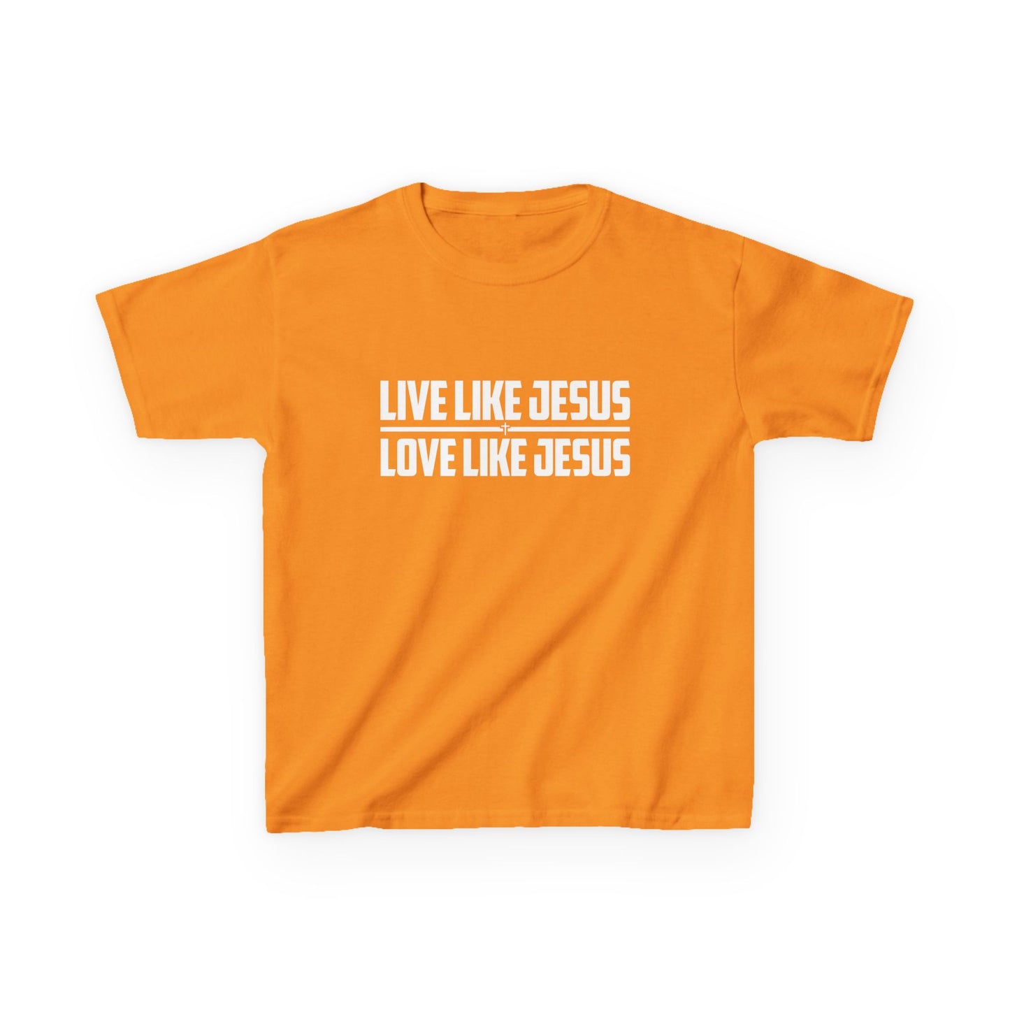 Live Like Jesus Love Like Jesus Kids Heavy Cotton™ Tee