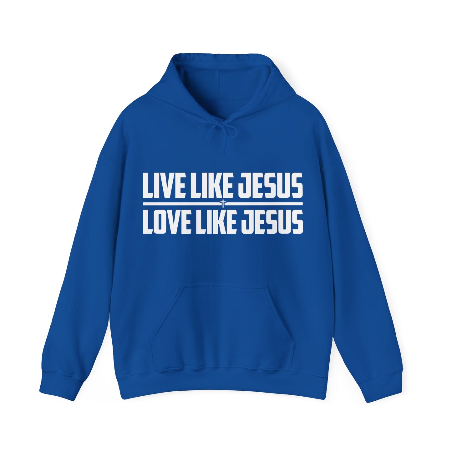 Live Like Jesus Love Like Jesus Heavy Blend™ Hoodie Sweatshirt