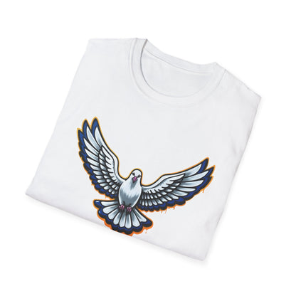 Holy Spirit Dove Graffiti Soft Style Tee